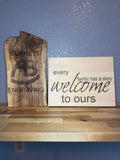 Welcome sign